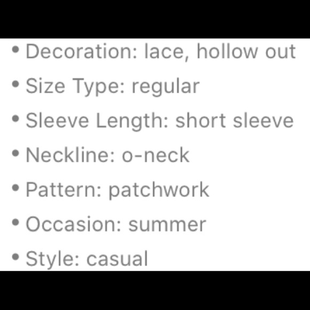 🖤HP🖤 Black Tatted Crocheted Lace Spliced Blouse - Picture 9 of 9
